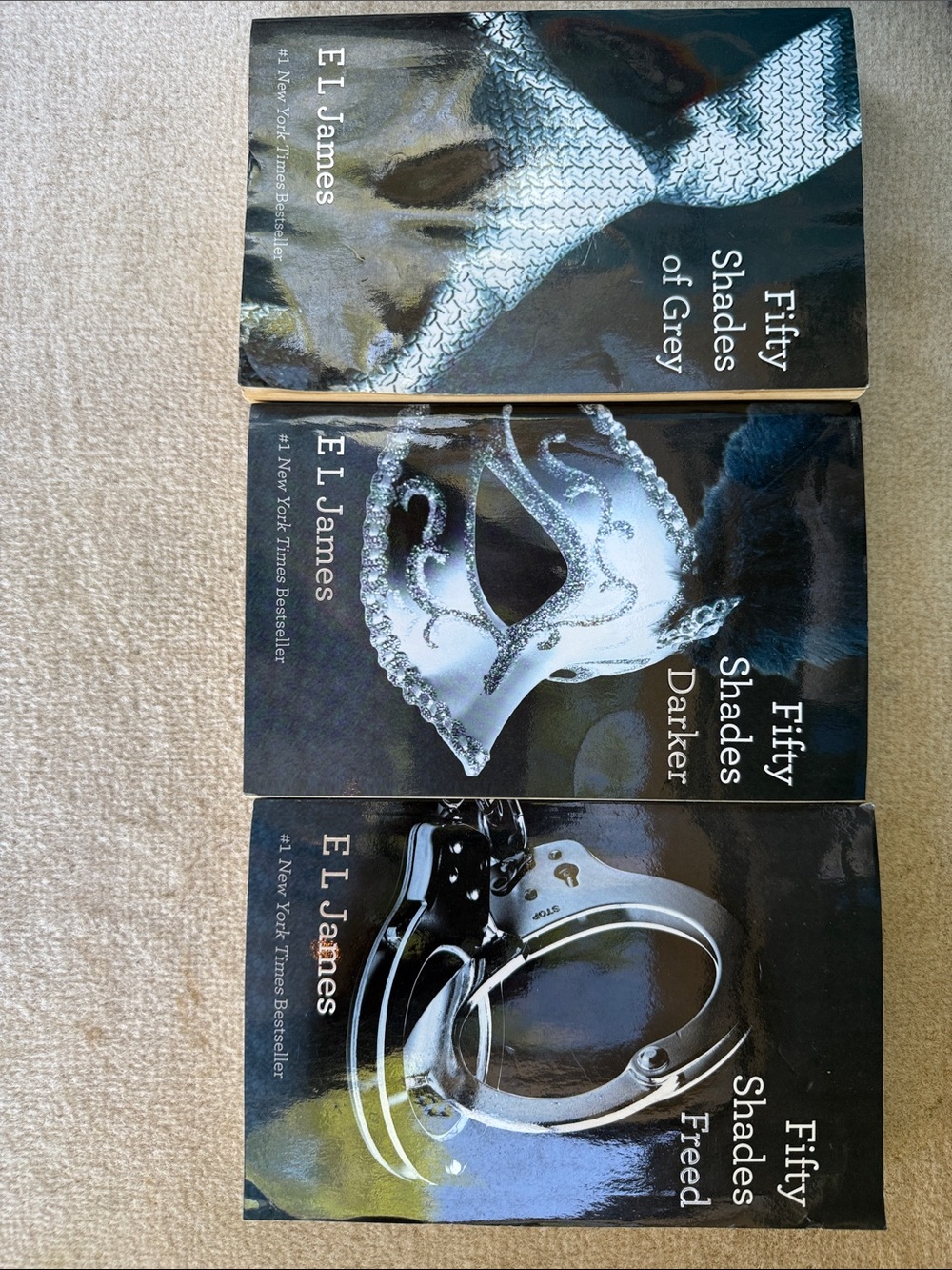 Fifty Shades Trilogy - Black Covers